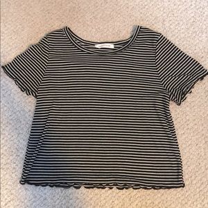 Striped crop top